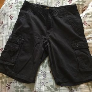 Black Lee Cargo Shorts